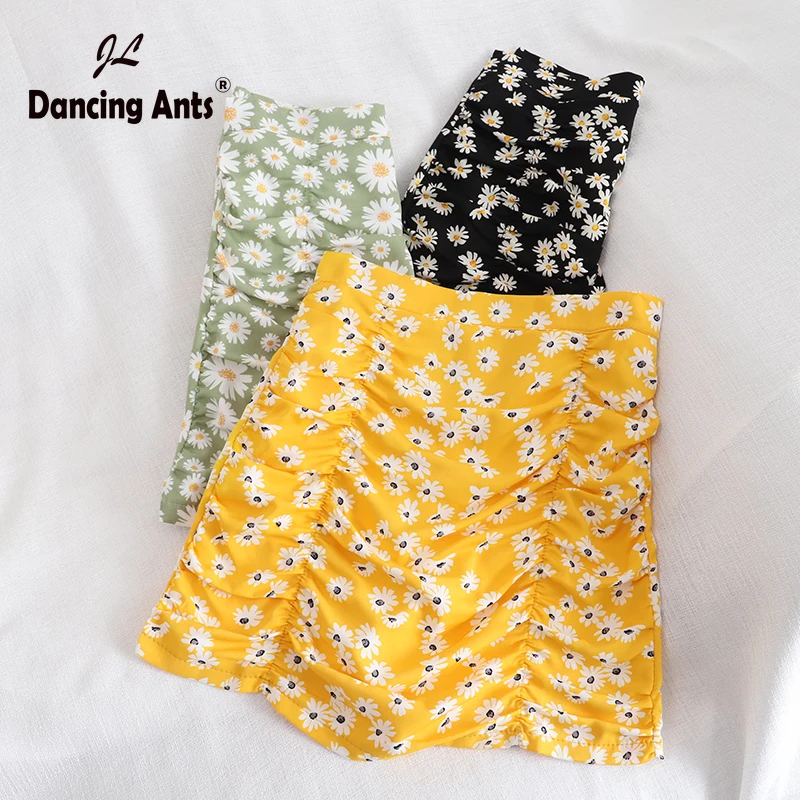 Женская юбка трапециевидной формы с высокой талией Корейская облегающая