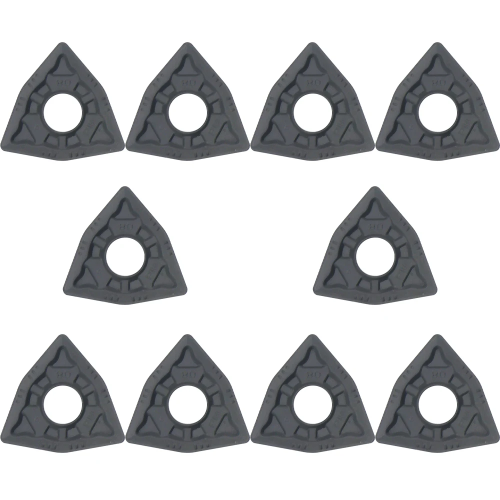 

Carbide Turning Inserts WNMG 432 Lathe Tool Inserts WNMG080408-PM YBC252 Chemical Coating, Processing Higher Hardness Steel.
