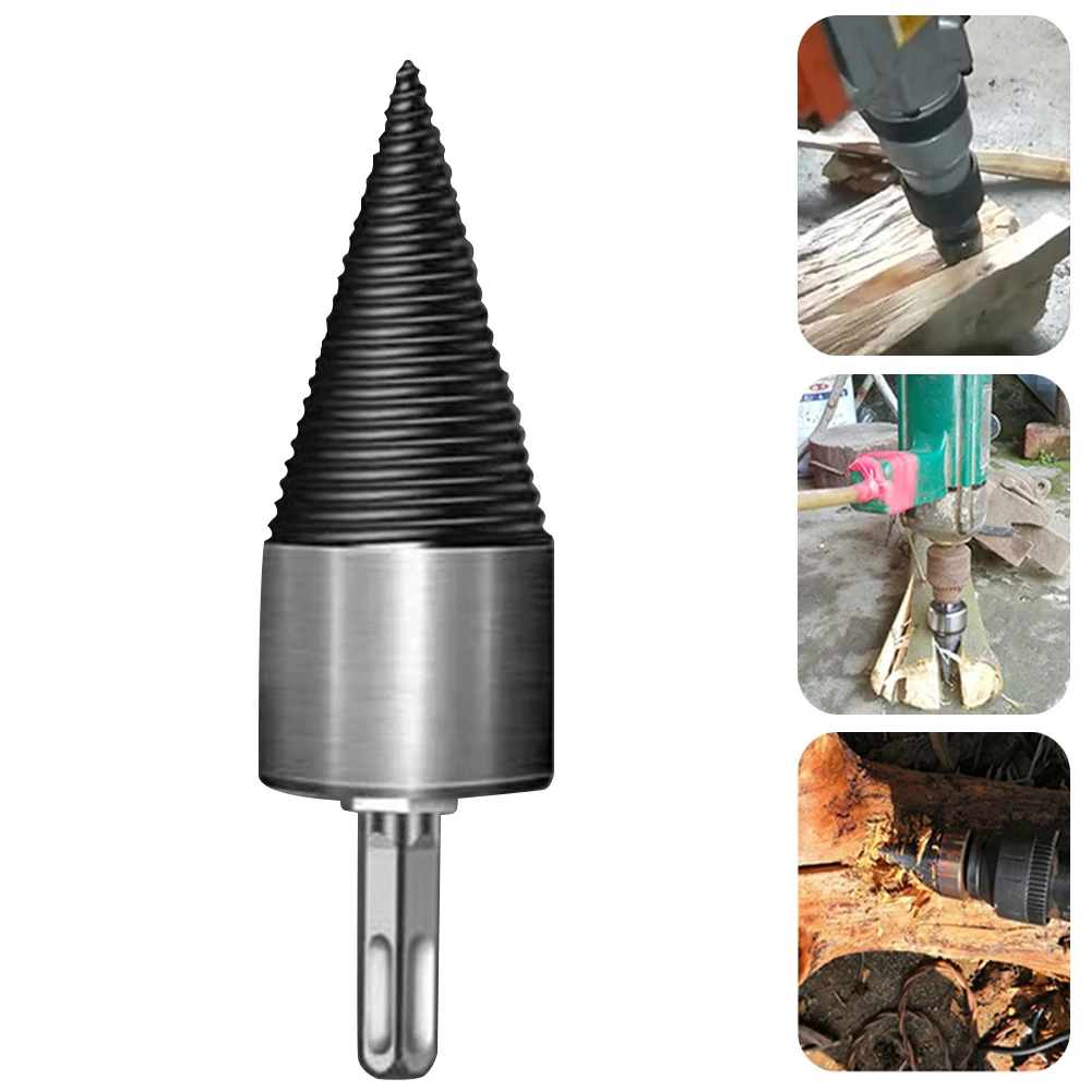 

Hex Shank Firewood Splitter Machine Drill Wood Cone Reamer Punch Driver Step Drill Bit Split Drilling Tools Woodworking Tools