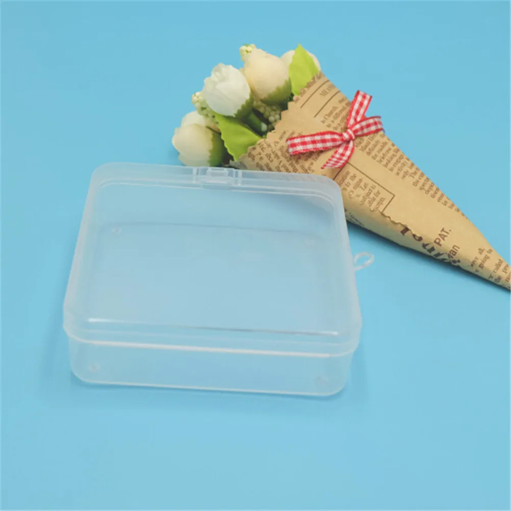 

2021 Fashion 1PC Portable Transparent Square Baby Nipple Box Boy Girl Infant Pacifier Cradle Case Holder Soother Box Hot New