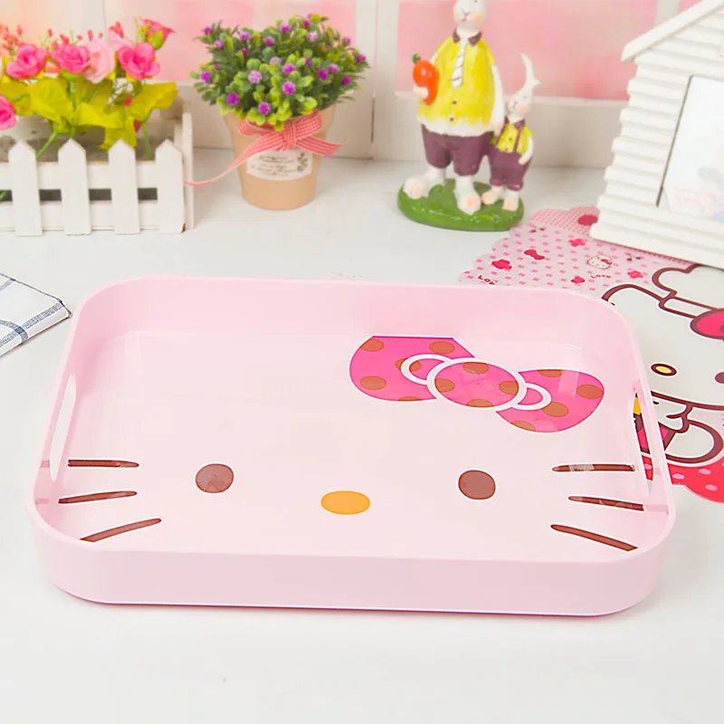 Новый узор Розовый цвет поднос обслуживание чаша прекрасный завтрак фрукты