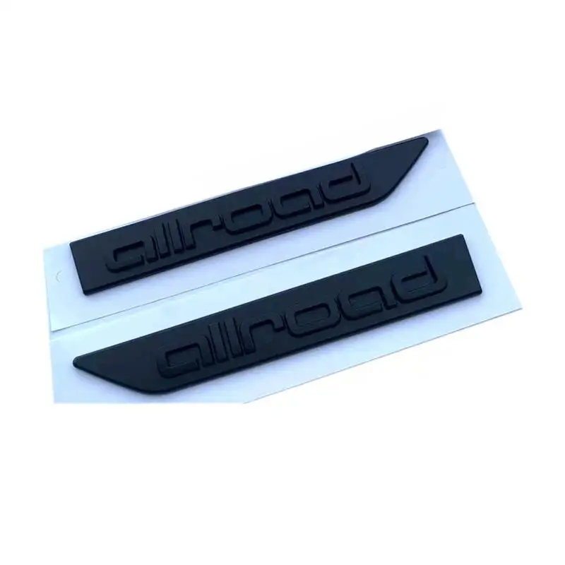 

1pairs/lot ABS Plastic Sticker Emblem For Allroad Auto Fend Side Car Logo