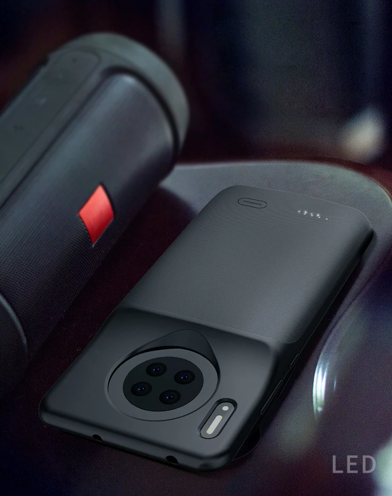 Новый 5200 мАч Внешний аккумулятор зарядное устройство чехол для Huawei Mate 30 внешний