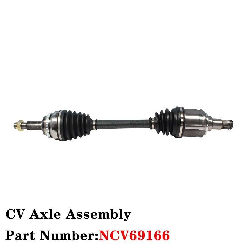 

GSP NCV69166 CV Axle Assembly - Front Left Transmission Shaft Driveshafts for Lexus, Toyota (2.7, 3.5 - AWD/FWD)