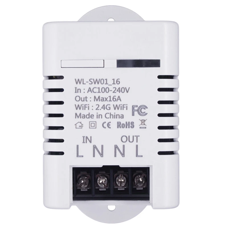Промо акция! 2 4G Wifi смарт переключатель реле 16A Tuya Smart Life приложение беспроводной