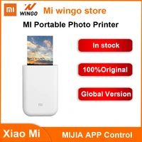 global version xiaomi mijia ar printer portable photo mini pocket with diy share wifi bluetooth picture pocket printer for phone