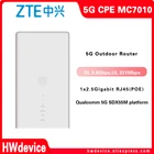 Новый ZTE открытый маршрутизатор MC7010 5G Sub6 + 4 аппарат не привязан к оператору сотовой связи 5G NR НСА + SA устройство, док-станция Qualcomm 5G SDX55M платформа n1n3n7n8n20n28n38n41n77n7879