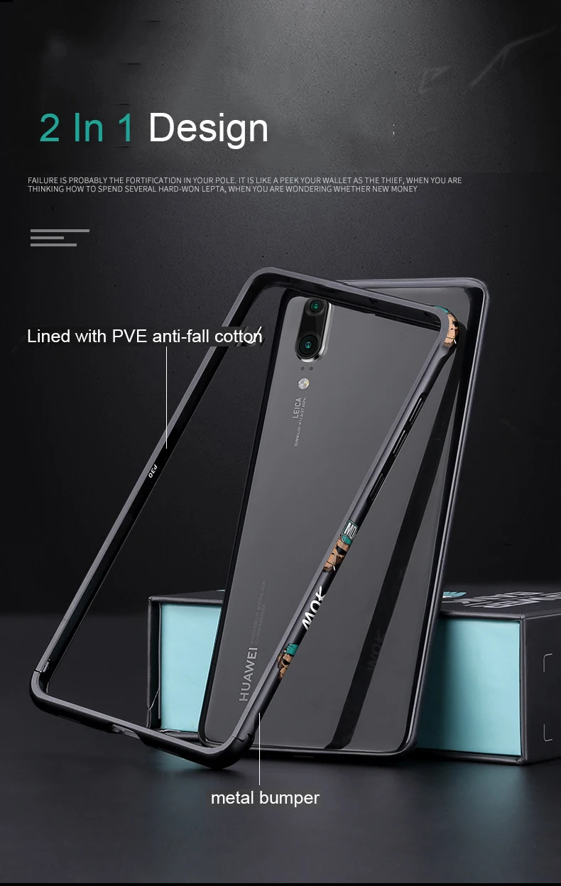 Мультяшный бампер для телефона huawei P20 Pro Чехол алюминиевый Силиконовый противоударный чехол для Huawai P20 крутая защитная рамка