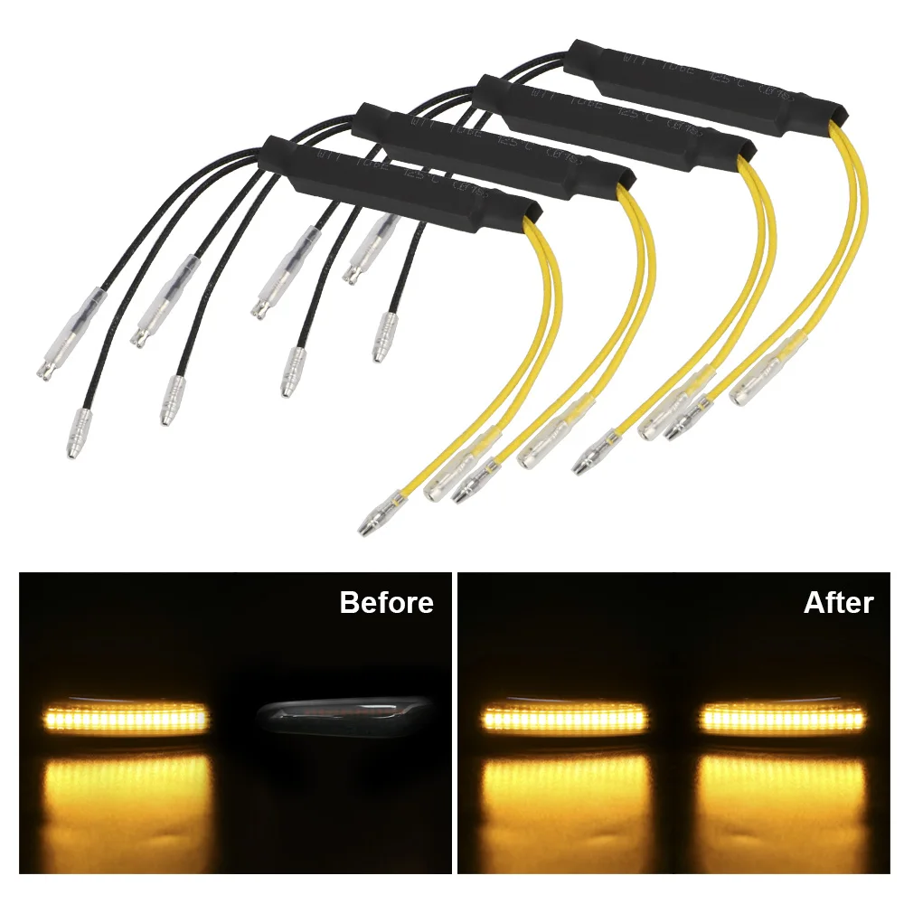

12V 21W 26 Ohm LED Turn Signal lights Fault Decoder Indicator Load Resistor Motorcycle Flasher Solve Blinker Error