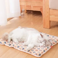 fashion pet blanket warm sleeping beds for four seasons thicken soft fleece cat cushion for small medium dogs cats pet supplies