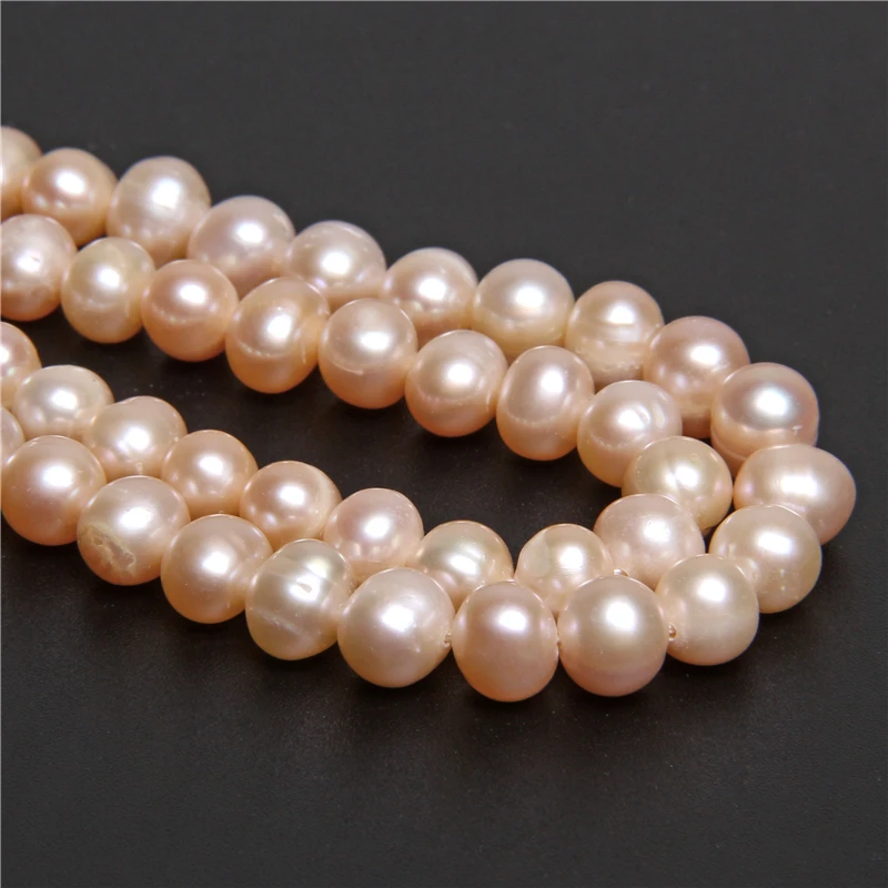 Бусины из натурального жемчуга барокко пресноводные круглые жемчужные бусины
