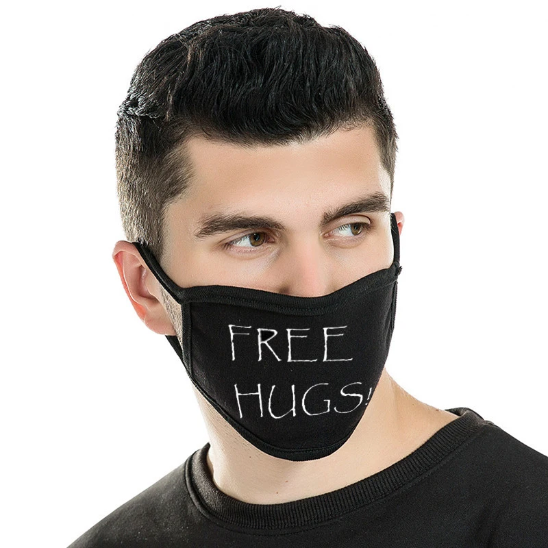 Новые женские и мужские хлопковые маски сохраняющие тепло забавная маска для