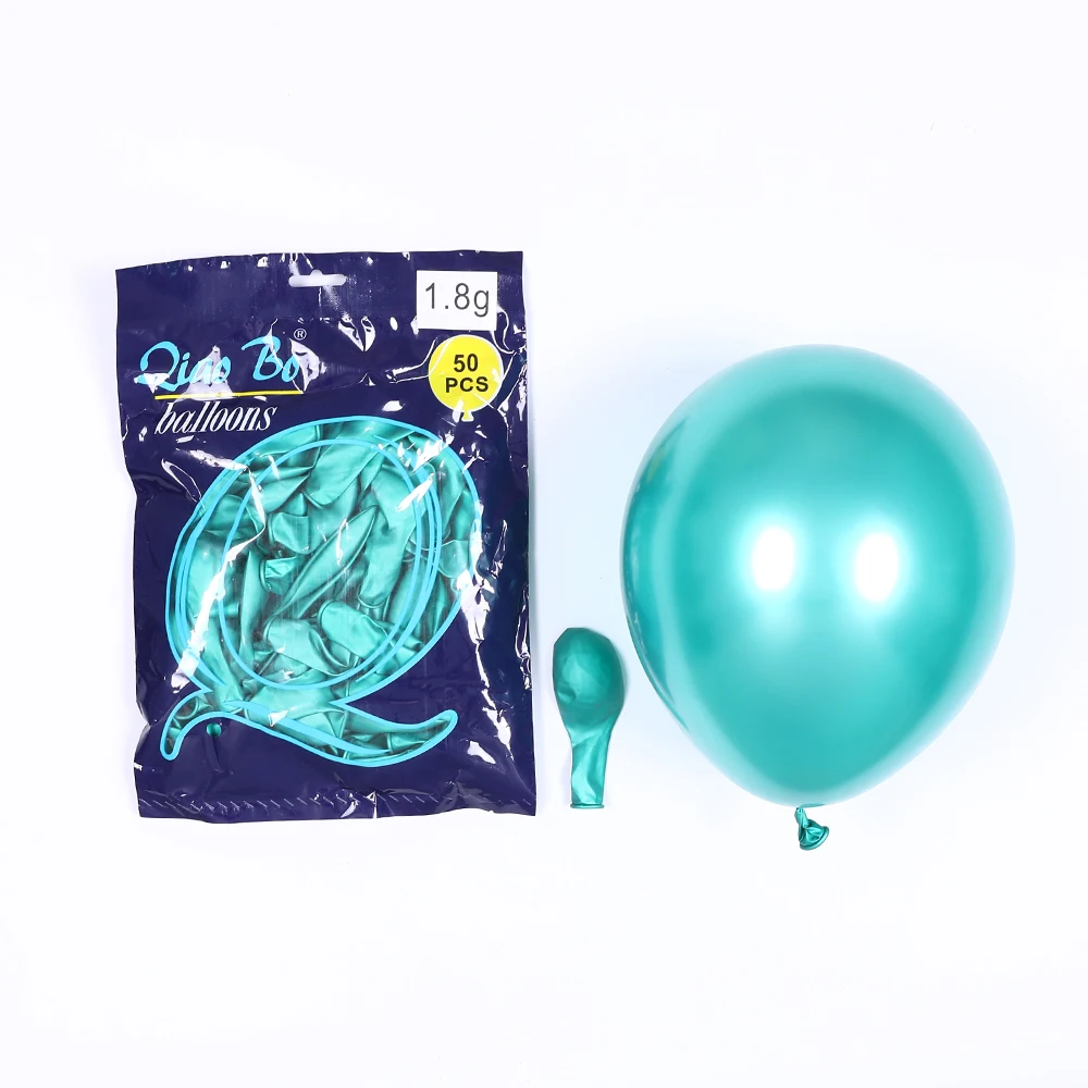 1Set Macaron Green Blue Chrome Metallic Balloons Garland Arch Kit Wedding Kids Baby Shower Birthday Party Decoration | Дом и сад