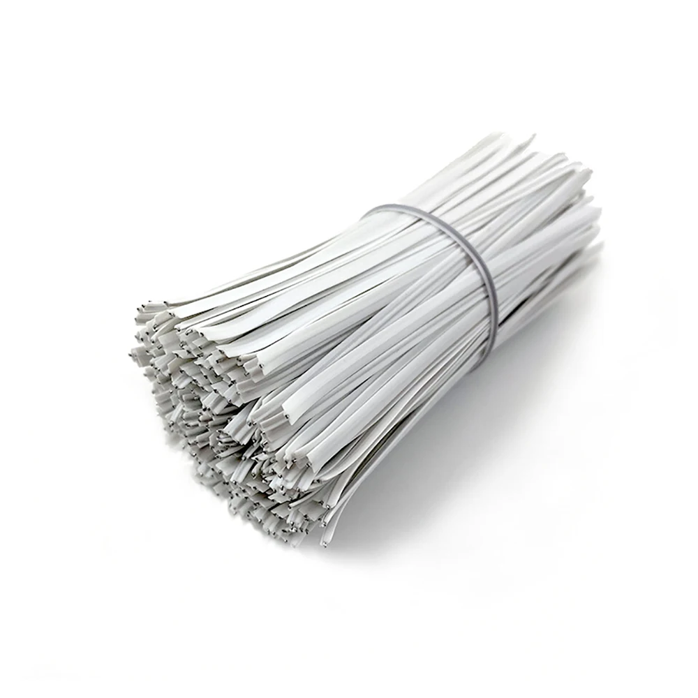 1000 шт. ленточные зажимы для переноски носа из белого полиэтилена|Принадлежности