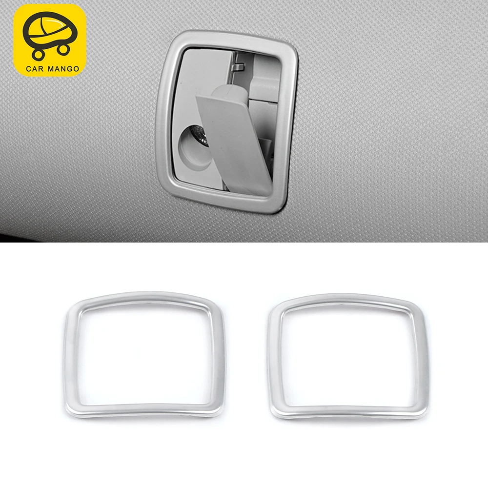 

CarMango для Tesla Model Y 2020-2021, автомобильные аксессуары, крючок на крышу, панель, наклейка на раму, украшение интерьера из нержавеющей стали