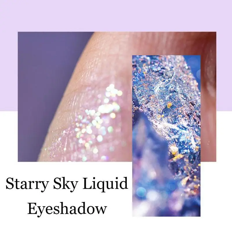 

Diamond Glitter Eyeshadow Cream Gold Purple Shiny Pigment Honey Starry Starry Liquid Eyeshadow Shadow Eye Sky Waterproof Q5V4