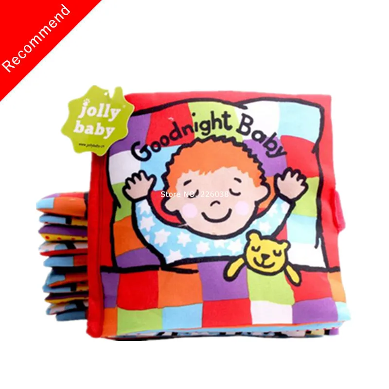 SZ04 Goodnight Детские игрушки, детские книги для раннего развития, тканевые книги для детей, Обучающие Развивающие книги, хвосты животных, динозавры SZ04 - Цвет: SZ04 Goodnight