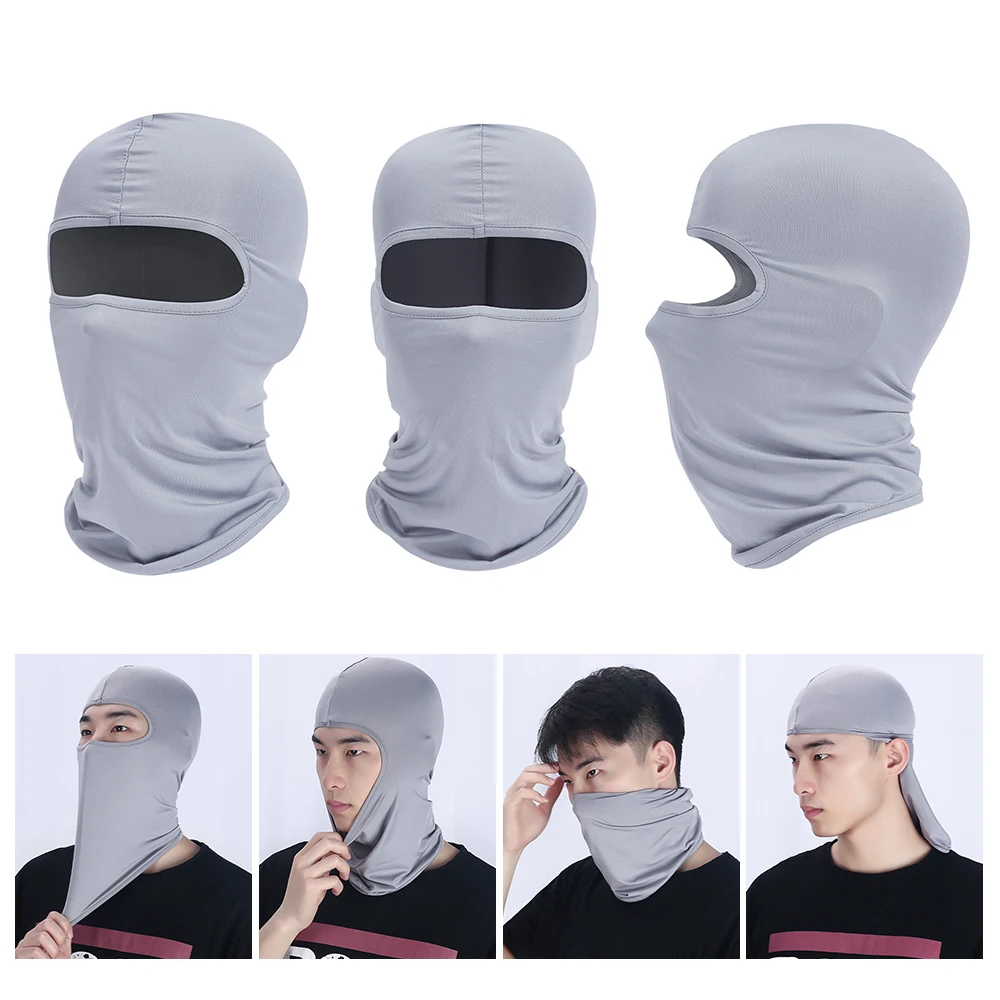 

Motorcycle Full Face Cover Warmer Windproof Breathable Motorbike Motocross Cycling Biker Cycling Anti-UV Men Helmet