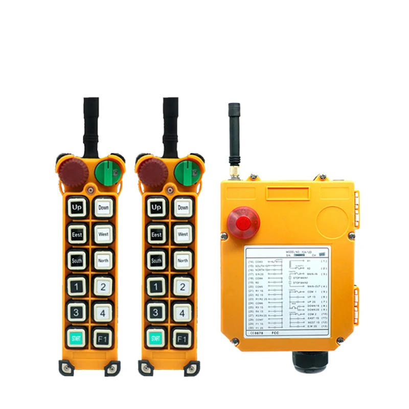 Dual/Single speed F24-8D/S crane driving industrial wireless remote control 1 receiver 2 transmitter 220V12V24V | Обустройство дома
