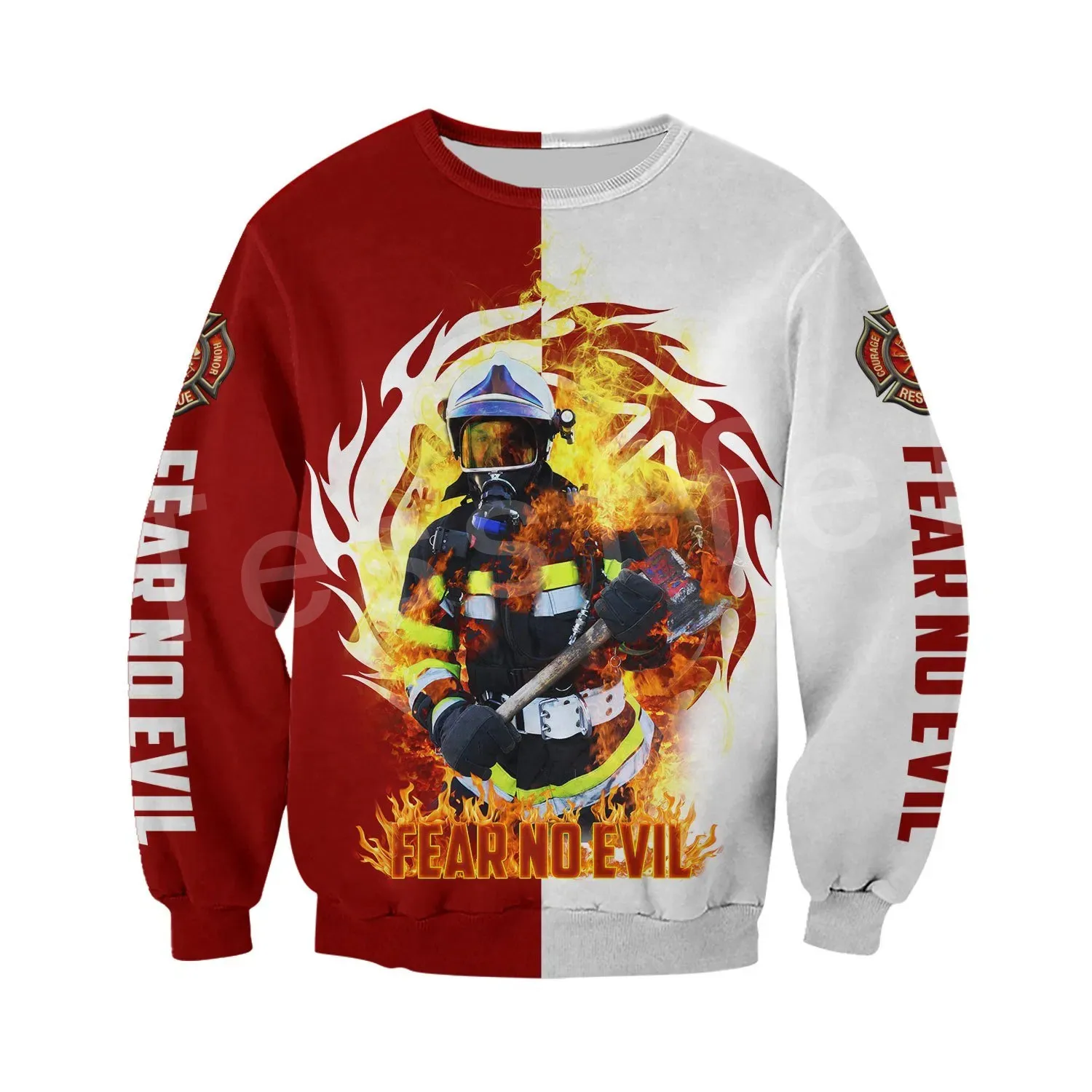 Firefighters Suit Firemen Hero Harajuku women for men Pullover Fashion Unisex 3D Printed Zip Hoodies/Sweatshirts/Jacket A-4 | Мужская