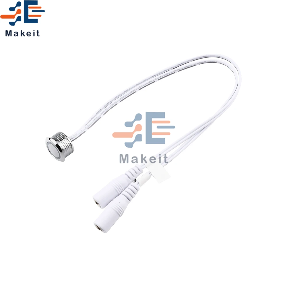 Светодиодный диммер переключатель DC12V светодиодный круглый металлический