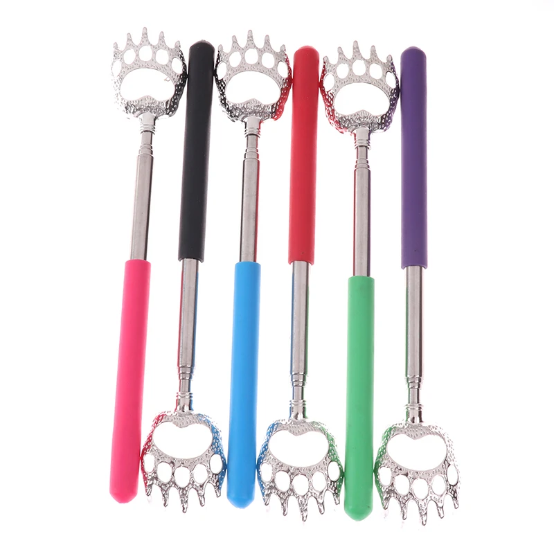

Handy Retractable Hand Grip Five-tooth Soft Massage Tools Back Scratcher Scratching Device for Elderly Hand Grip Relieve Itch