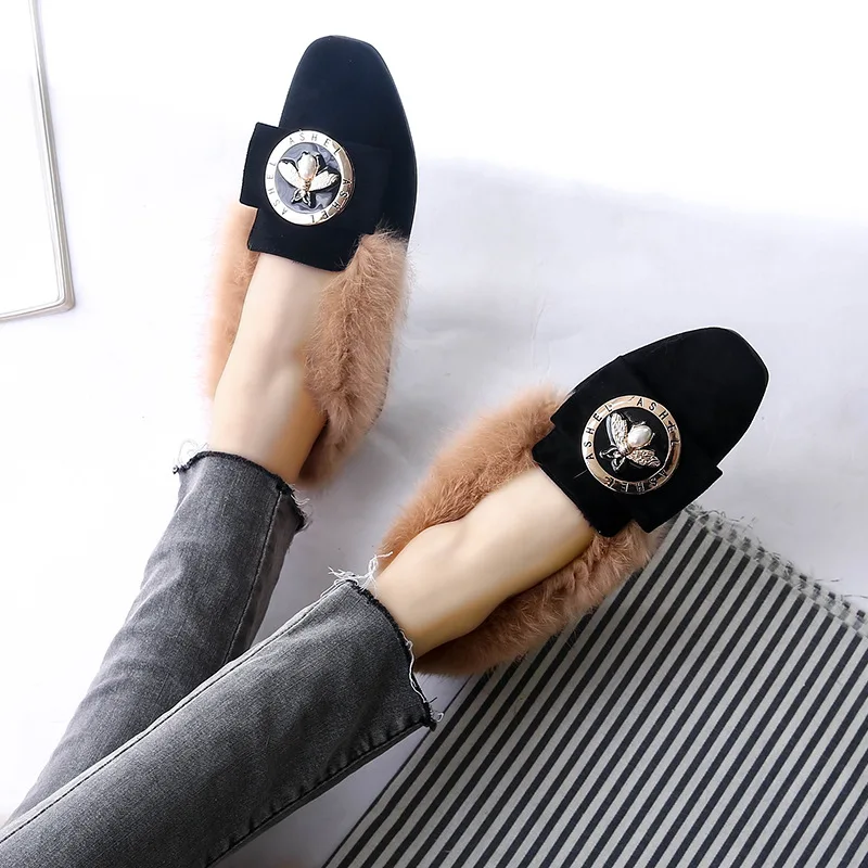 Женские мокасины из натуральной кожи на плоской подошве Размеры 35 43 зима