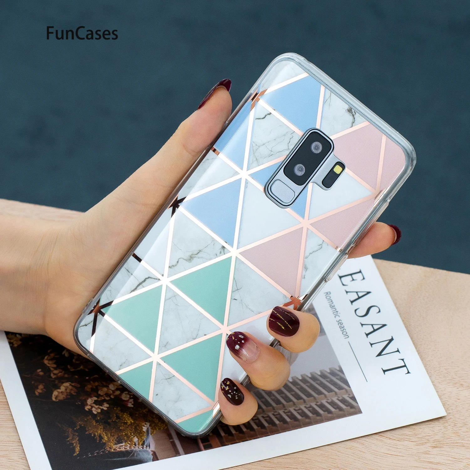 Чехол с изображением цветка СПС Etui samsung J530 Европейская версия мягкая и гибкая