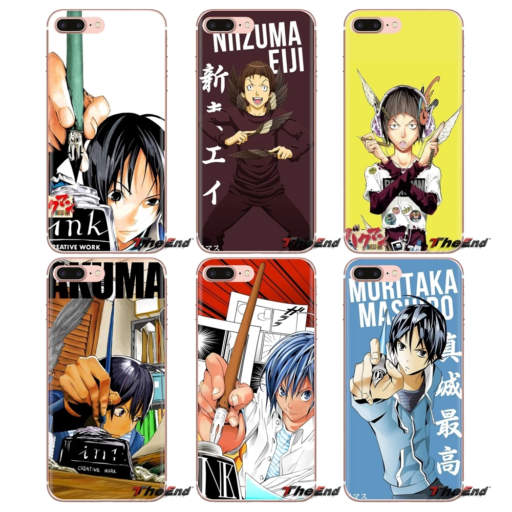 Чехлы для телефонов Bakuman Moritaka Mashiro iPhone XS Max XR X 4 4s 5 5S 5C SE 6 6S 7 8 Plus samsung Galaxy J1 J3 J5 J7 A3 A5 |
