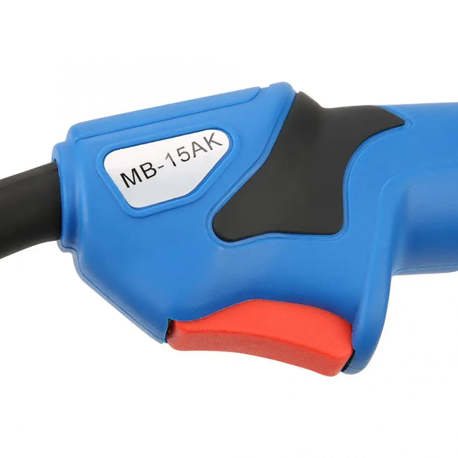 MIG/MAG газовая экранированная MB15 Сварочная горелка евро стандартный разъем 3 м 9.8ft газовая Сварочная горелка