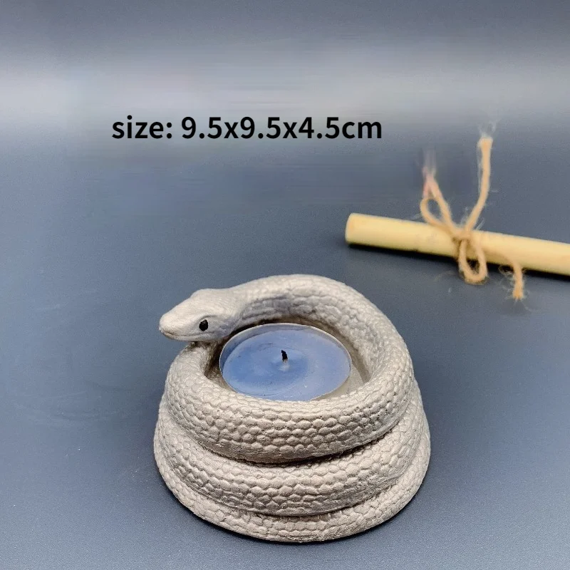 3 Вида Змейка Форма Змеевидной Кофейной Подставки Держатель Свечи Силиконовый Комплект для Изготовления Украшений для Торта.