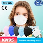 Elough детская маска kn95 mascarillas fpp2 для детей ffp2mask, детская гигиеническая детская маска, 4 слоя ffp2 mascarilla infantil