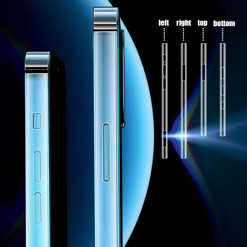 Прозрачная Гидрогелевая пленка для iPhone 12 Pro Max Border мобильный телефон защитная с