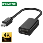 Мини-порт дисплея к HDMI-совместимый 4k 1080P кабель проектор ТВ проектор DP порт дисплея 1,4 для Mac Mini Apple Macbook Air Pro
