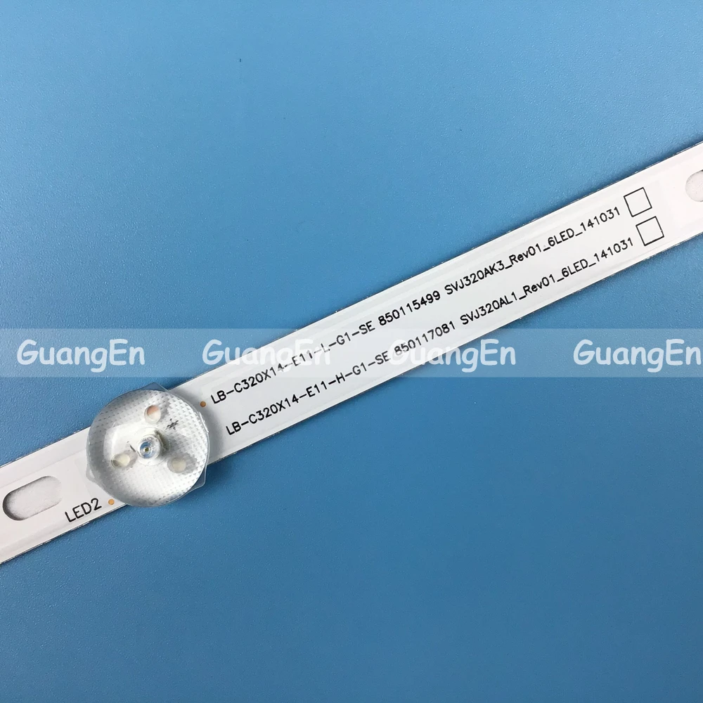 3 pieces LED Backligh For Supra STV-LC32T880WL STV-LC32T840WL SVJ320AL6 SVJ320AG2 32D2000 SVJ320AK3 SVJ320AL1 LB-M320X13 C320X14 | Лампы и