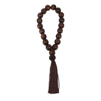 car styling hanging beads pendant rosary car goods wood pendant stylish rosary mala beads achieve wealth