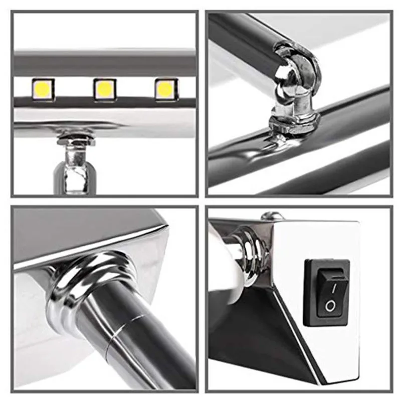 Зеркало с подсветкой LED лампа светодиодный настенный светильник для спальни