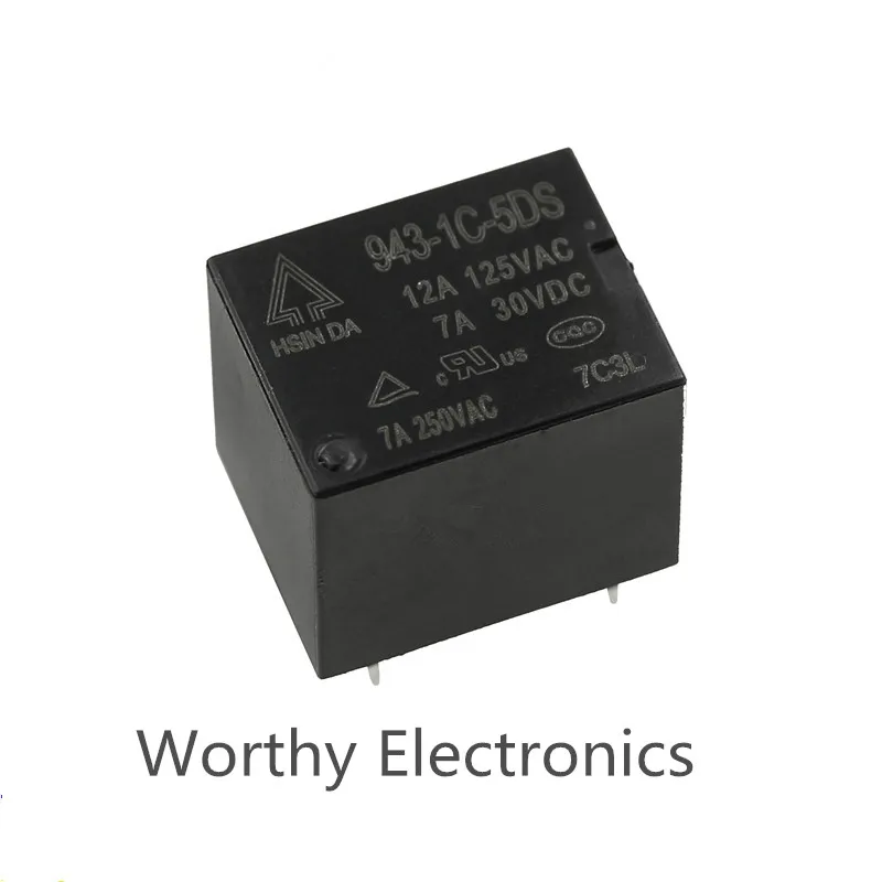 Оптовая продажа 100 шт./лот 943 1C 5DS 12A 5 футов реле|relay 100pcs|12 relayrelay 12 |