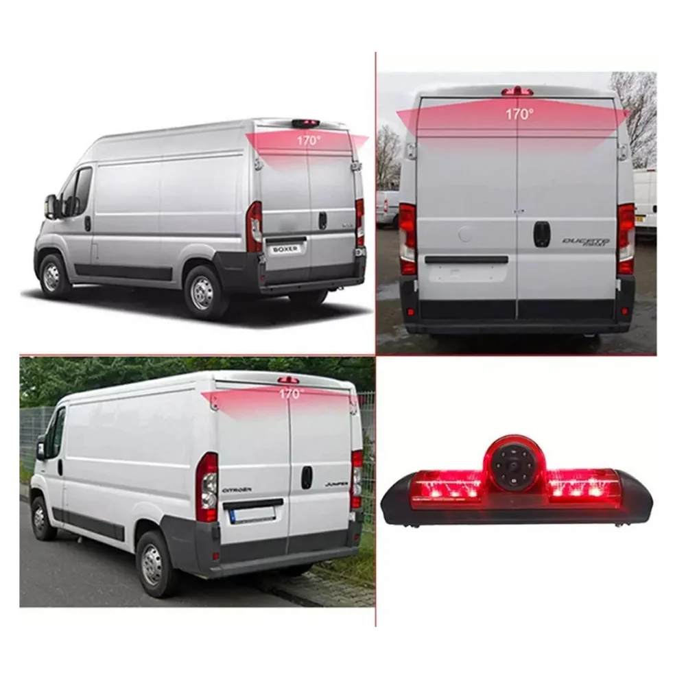 $243.00 CCD Car Brake Light Reverse Camera For Citroen JUMPER III FIAT DUCATO X250 Peugeot BOXER III LED Light Parking Rear View Camera