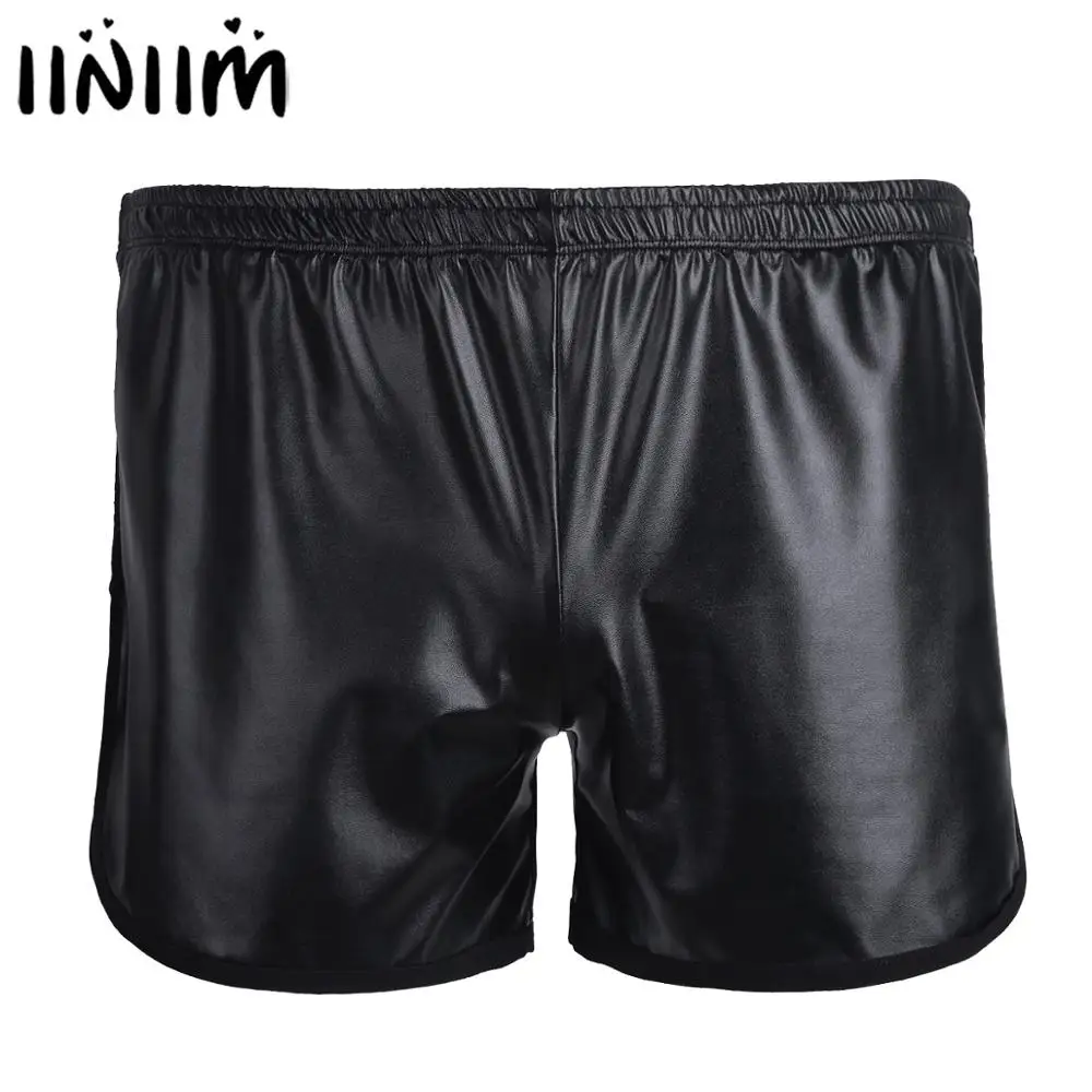 Нижнее белье iiniim из искусственной кожи для мужчин соблазнительные Короткие