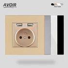 Настенная розетка с USB, 86 х86 мм, 16 А, 110 В, 250 В розетки электрические разетка с usb для дома usb розетка заглушки для розеток разетки настенные розетка с юсб розетка накладная заглушка для розетки электророзетки