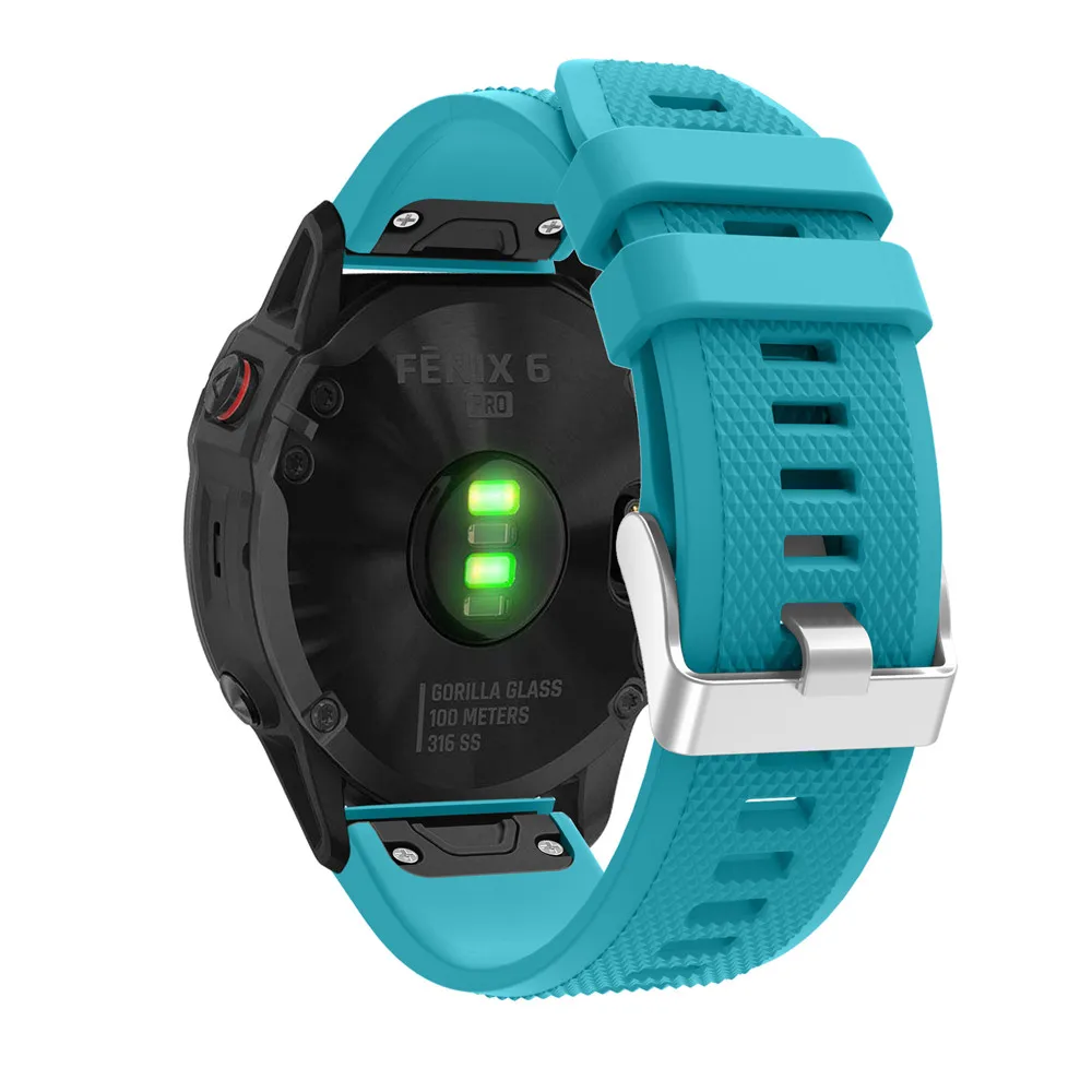 26 22 20 мм ремешок для часов Garmin Fenix 5 5X 5s 3 HR для Fenix 6X6 6S Pro Watch Quick Release силиконовый ремешок Easyfit
