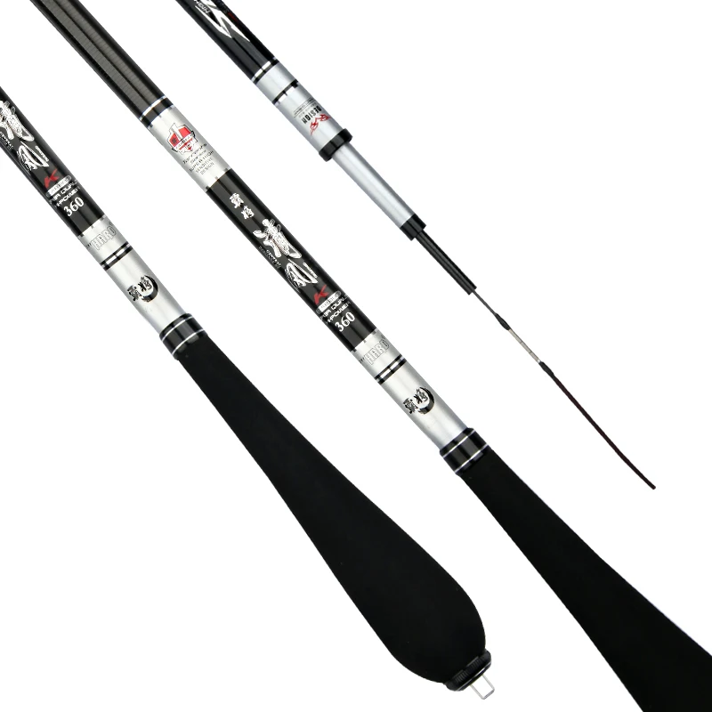 2.7M-5.7M Taiwan Fishing Rod 19/28/37 Tone Super Hard Hand Pole Carbon Fiber Telescopic Wedkarstwo Olta De Pesca Carp Sticks