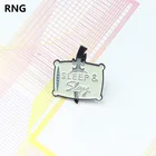 Металлическая эмалированная Подушка RNG для пистолета, инструмент с ножом для сна и SLAY Letter, значок брошка на лацканы, подарок