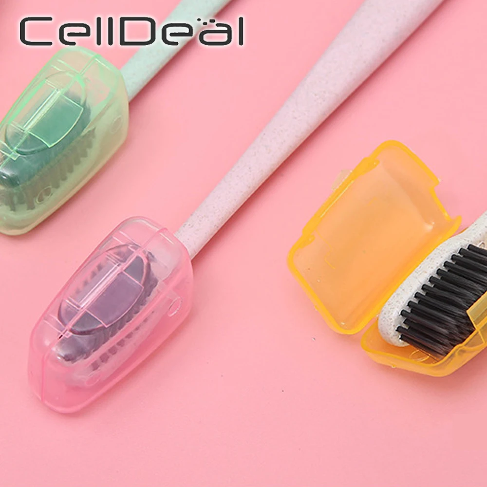 

5 предметов в партии, пластиковый футляр для зубной щетки Дорожный Чехол Пеший Туризм Кемпинг Портативный щетка Кепки защитный чехол для ко...