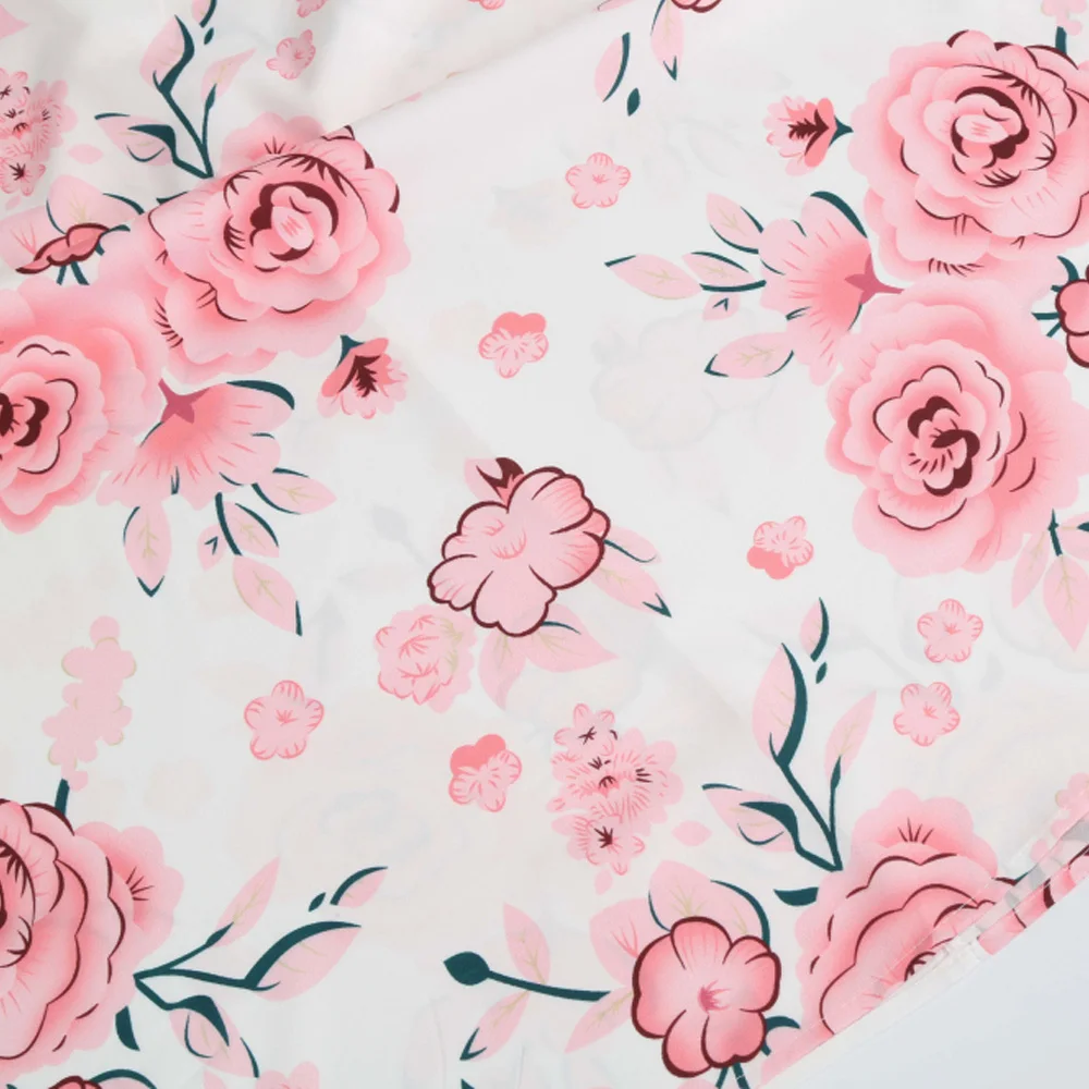 Kenancy женское винтажное платье с цветочным принтом круглым вырезом коротким