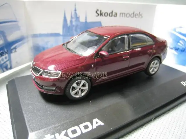 ABREX 1/43 масштаб SKODA RAPLD литой металлический автомобиль модель игрушки для коллекции, подарок, дети