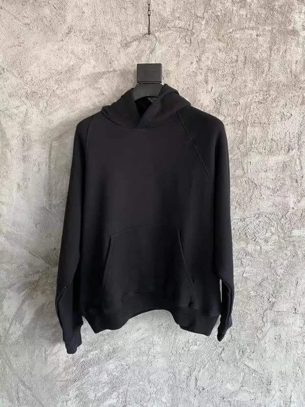 

Черная толстовка с капюшоном с принтом богатства депремиум для мужчин и детей