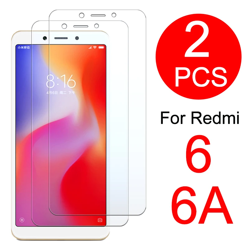 2 шт. Защитное стекло для xiaomi redmi 6 a cam|Защитные стёкла и плёнки телефонов| |