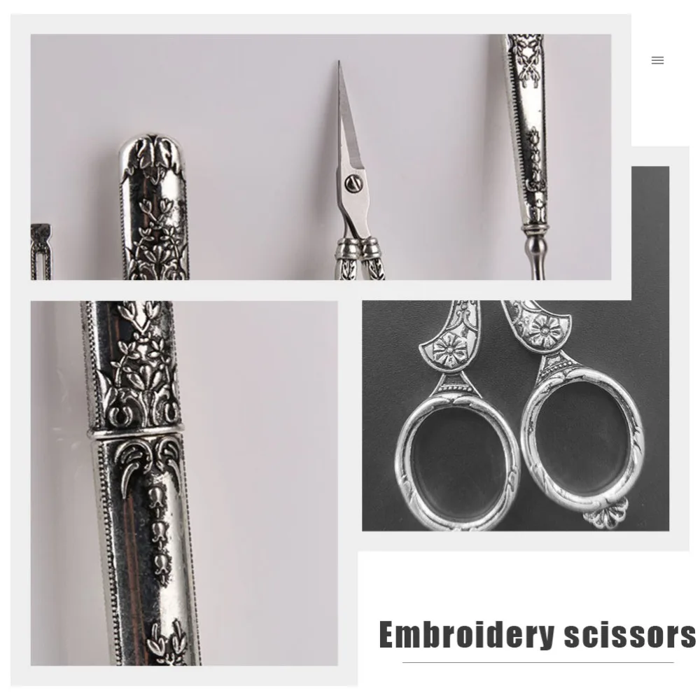 

1 Set of Practical Sewing Scissor Stainless Steel Tailor Scissor Embroidery Scissor